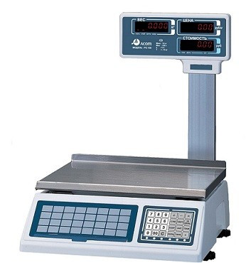 Торговые весы Acom PC-100E-15BP